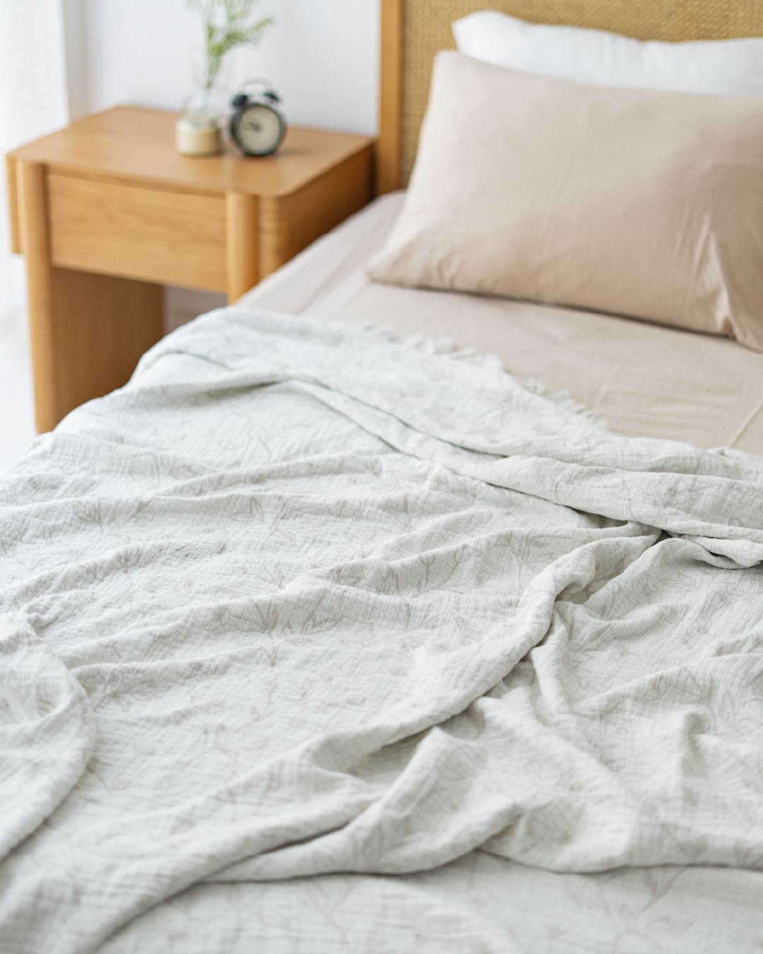 Whispers Muslin Bedspread