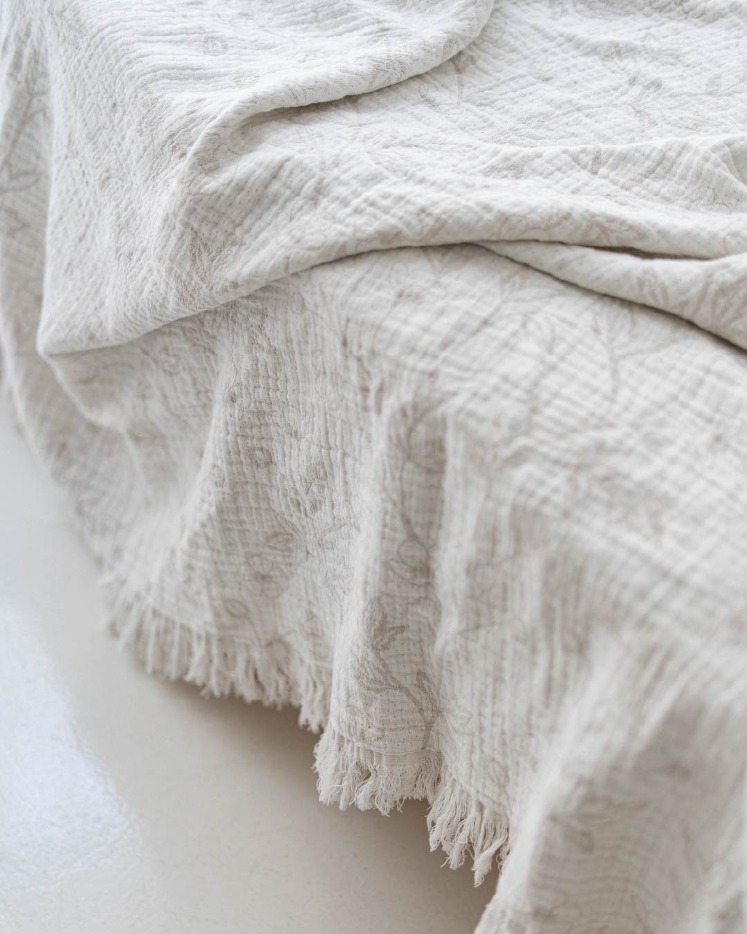 Whispers Muslin Bedspread