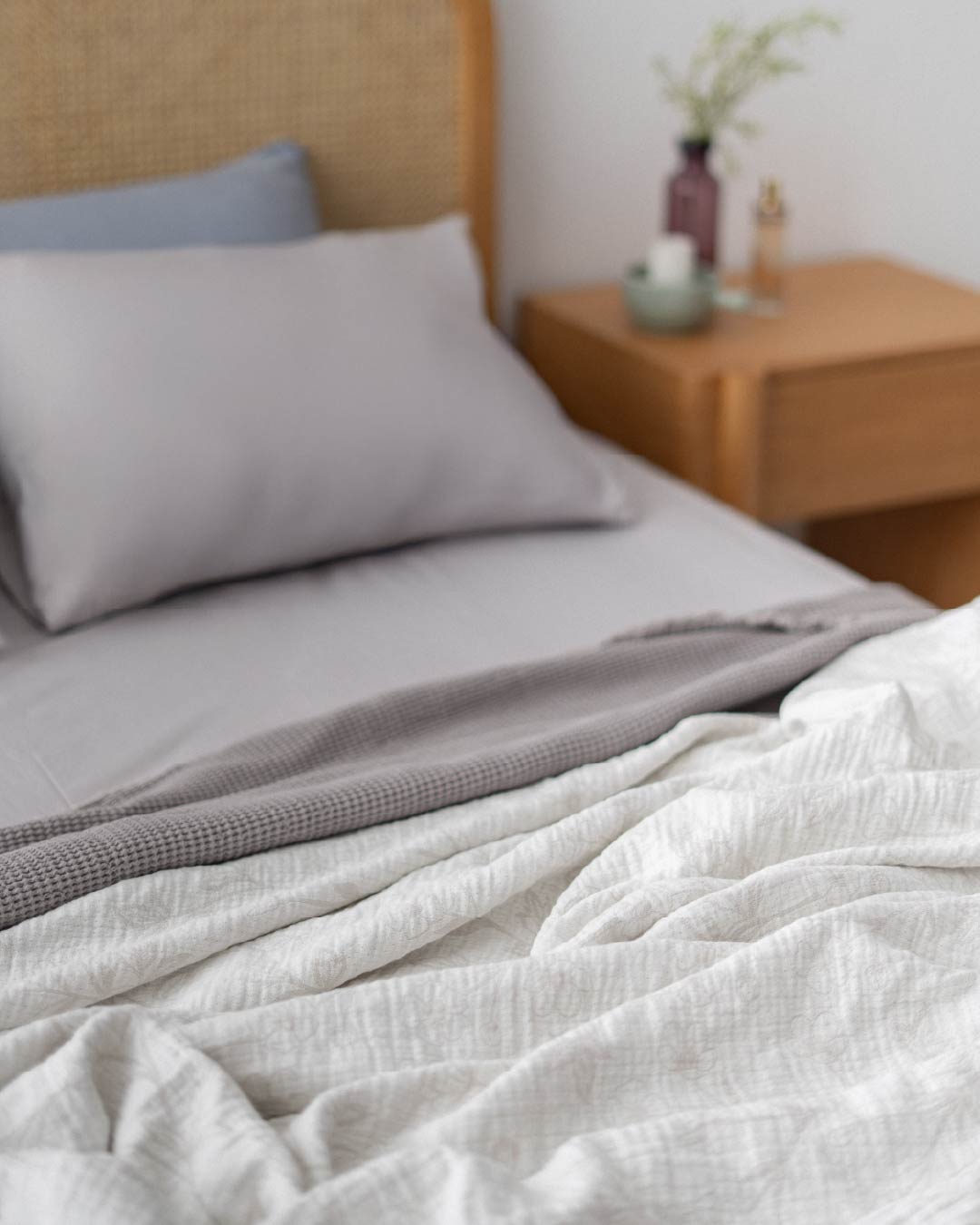 Whispers Muslin Bedspread