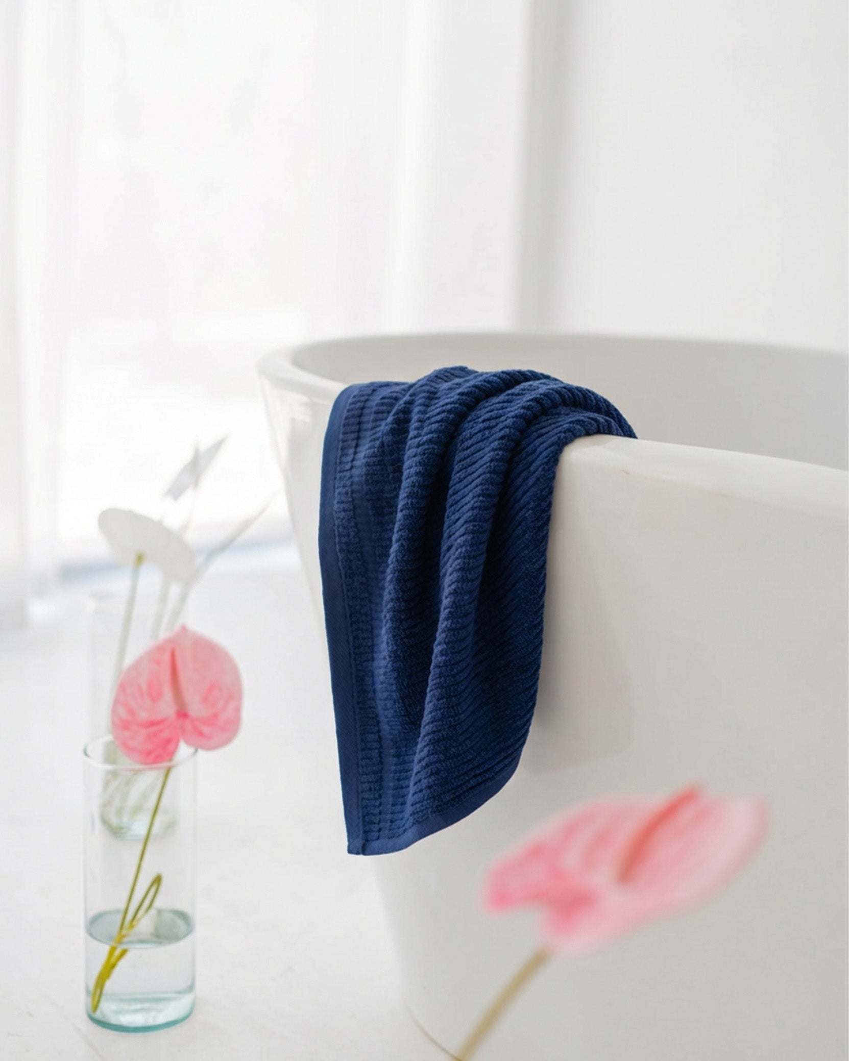 Soft Ribbed Jacquard Towel 600 GSM