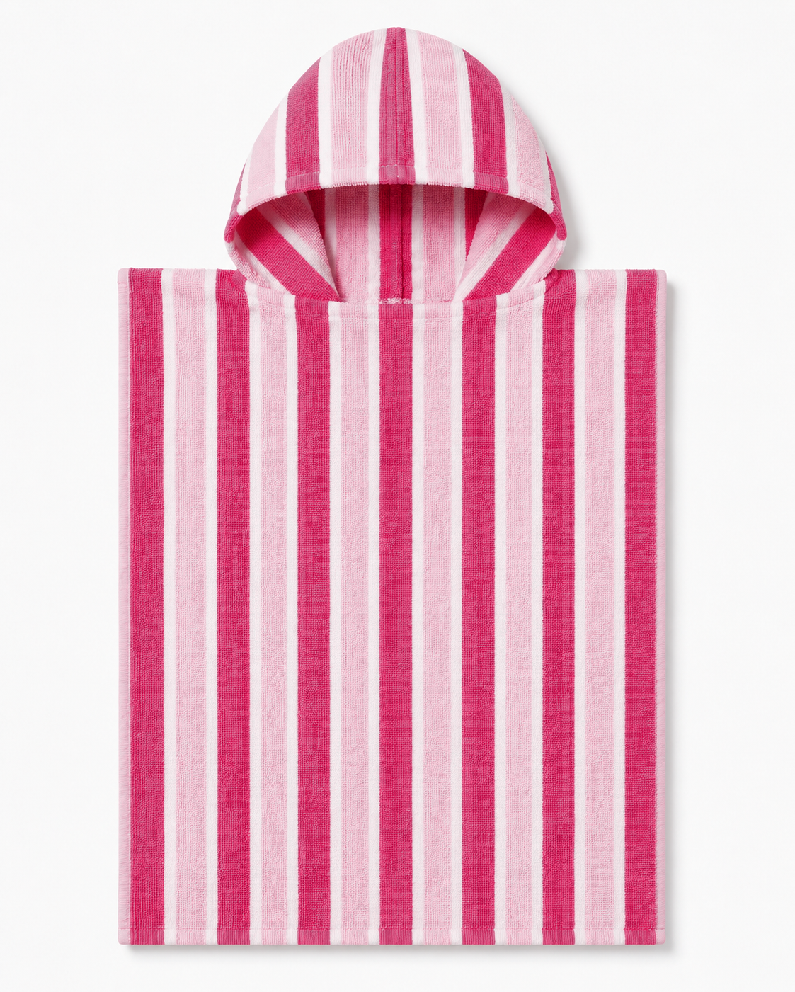 Striped Kids Poncho 500 GSM
