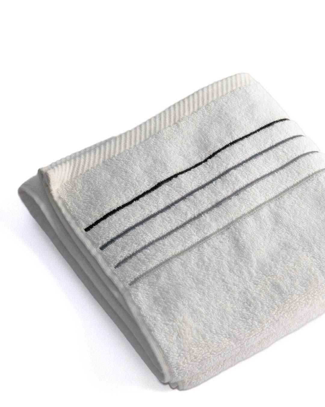 Lines Embroidered Towels (Set of 3)