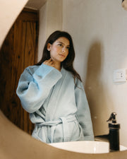 100% Cotton Waffle Bathrobe