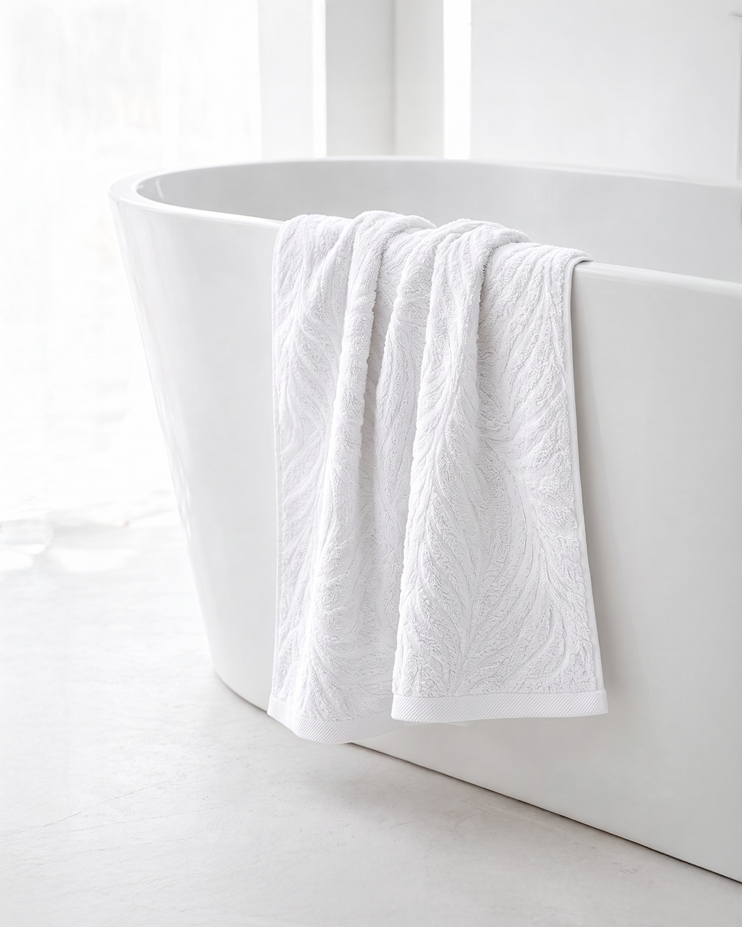 Vine Jacquard Towel 600GSM