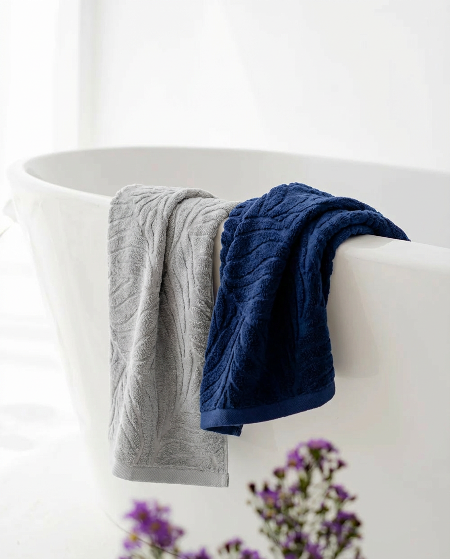 Vine Jacquard Towel 600GSM