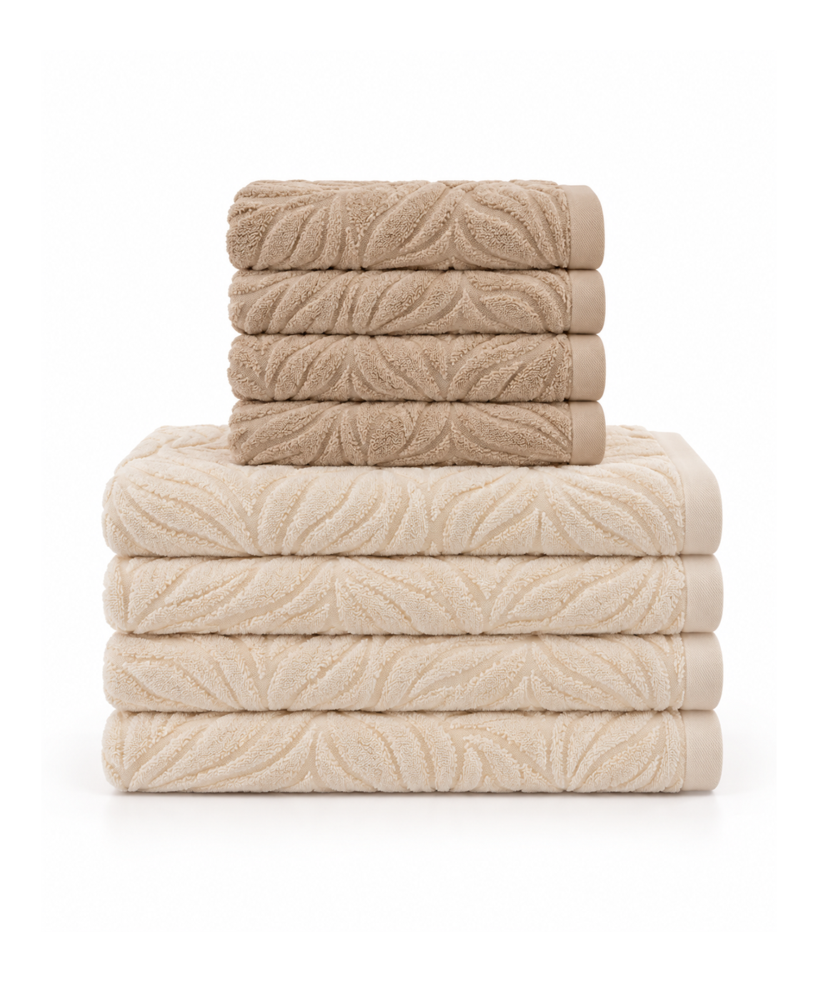 Family Bundle (4 Face Towels + 4 Bath Towels)