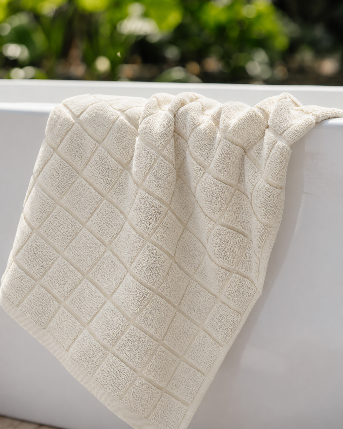 Grid Jacquard Towel 600 GSM