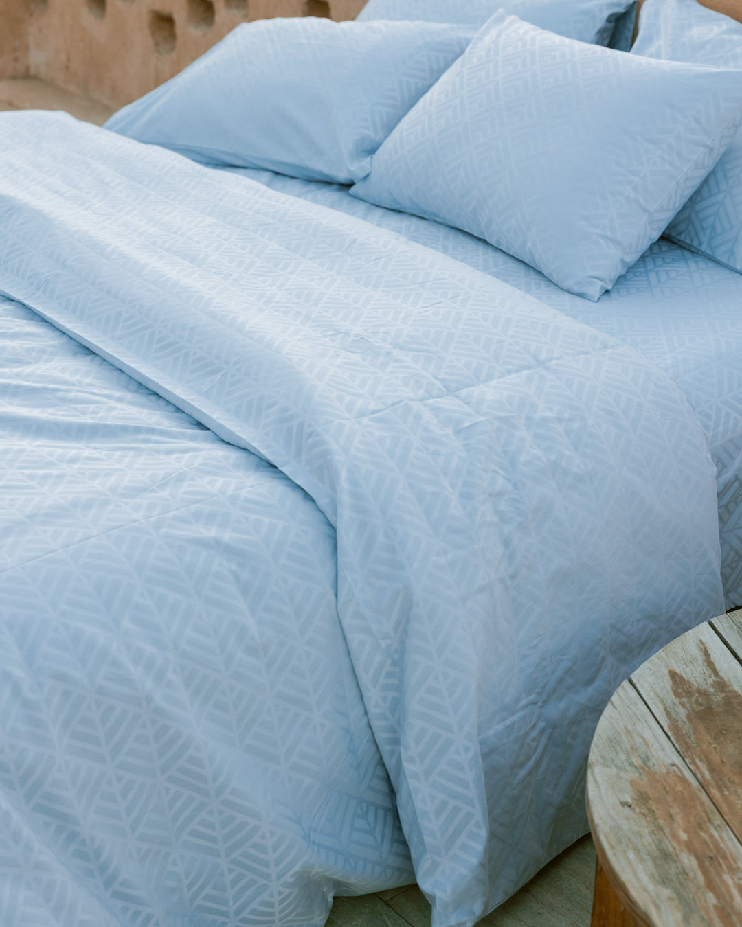 Dune Maze Jacquard Duvet Cover