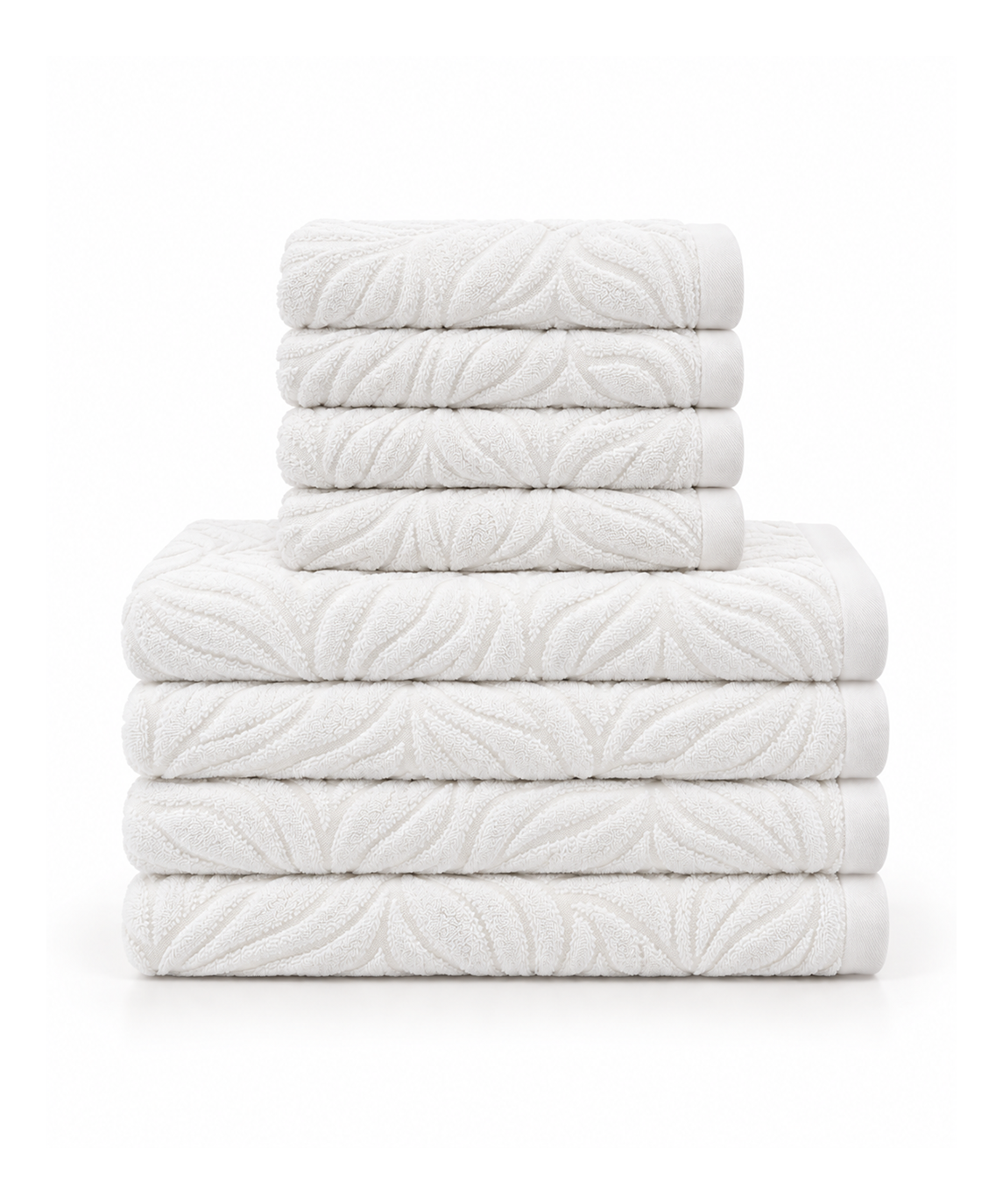 Family Bundle (4 Face Towels + 4 Bath Towels)